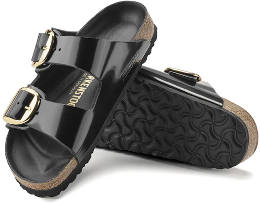 (W) Birkenstock Arizona Big Buckle Pelle Verniciata Stretta ''Nero'' 1021471/1021476 Details for (W) Birkenstock Arizona Big Buckle Pelle Verniciata Stretta ''Nero'' 1021471/1021476