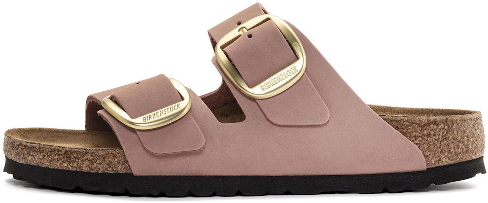 (Women) Birkenstock Arizona Big Buckle Nubuck Leather Narrow Fit Sandals 'Old Rose' 1024074 Buy (Women) Birkenstock Arizona Big Buckle Nubuck Leather Narrow Fit Sandals 'Old Rose' 1024074