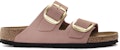 (W) Sandal Birkenstock Arizona Big Buckle Kulit Nubuck Narrow Fit 'Old Rose' 1024074