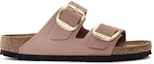 Order (W) Sandal Birkenstock Arizona Big Buckle Kulit Nubuck Narrow Fit 'Old Rose' 1024074