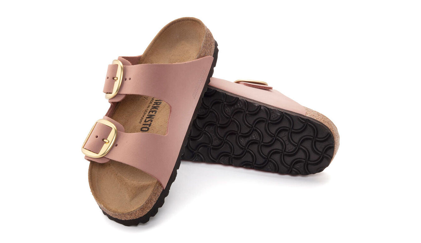 (W) Birkenstock Arizona Big Buckle Nubuk Leather 'Old Rose' 圖 5