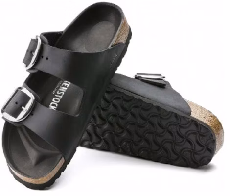 (W) Sandal Birkenstock Arizona Double-Buckle 'Hitam' 1011075 Lookbook (W) Sandal Birkenstock Arizona Double-Buckle 'Hitam' 1011075