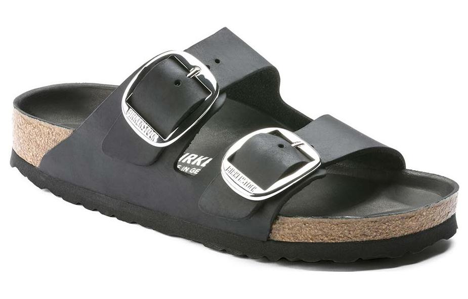 Lookbook (W) Birkenstock Arizona Grande Boucle Cuir Huilé Étroit ''Noir'' 1011075