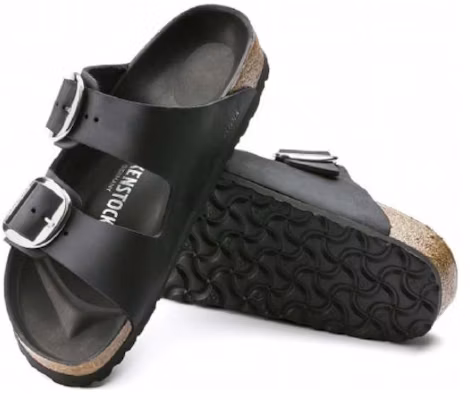 (W) Birkenstock Arizona Grande Boucle Cuir Huilé Étroit ''Noir'' 1011075 Shop (W) Birkenstock Arizona Grande Boucle Cuir Huilé Étroit ''Noir'' 1011075