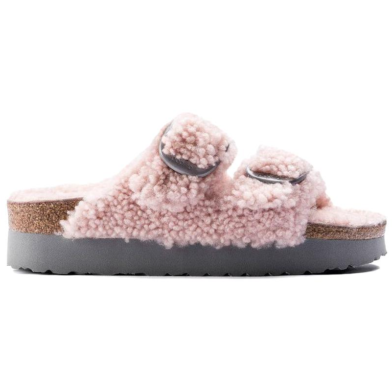 Order (Women) Birkenstock Arizona Big Buckle Shearling Narrow 'Teddy Crystal Rose' 1017643