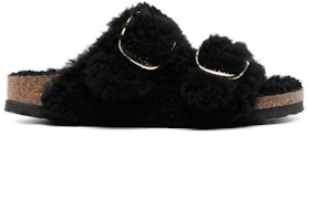 Birkenstock 布羊毛絨舒適保暖 一字拖鞋 女款 黑色 Order Birkenstock 布羊毛絨舒適保暖 一字拖鞋 女款 黑色