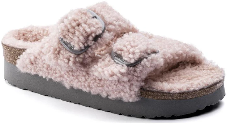 (Women) Birkenstock Arizona Big Buckle Shearling Narrow 'Teddy Crystal Rose' 1017643 Lookbook (Women) Birkenstock Arizona Big Buckle Shearling Narrow 'Teddy Crystal Rose' 1017643