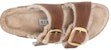 (W) Birkenstock Arizona Big Buckle Shearling Kulit Oiled Narrow Fit 'Cognac' 1025441