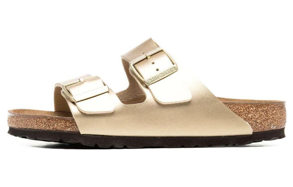 (Women) Birkenstock Arizona Birko-Flor Gold 1016110/1016111
