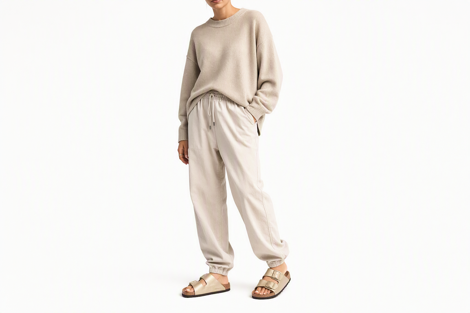 Order Birkenstock Arizona 皮革 時尚百搭雙扣環 一字拖鞋 女款 金色