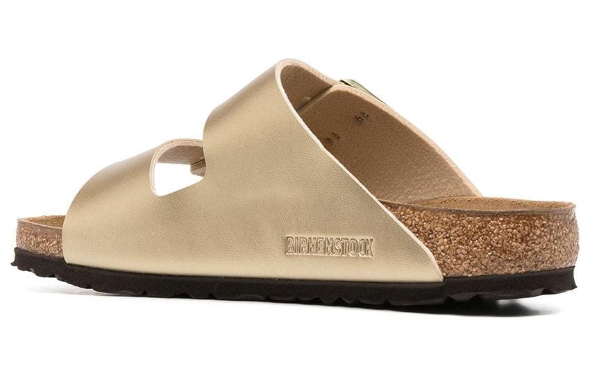 Purchase Birkenstock Arizona 皮革 時尚百搭雙扣環 一字拖鞋 女款 金色