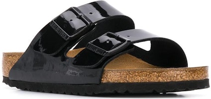 勃肯 勃肯 漆皮 柔軟舒適厚底雙扣 時尚涼拖 男款 黑色 Order 勃肯 勃肯 漆皮 柔軟舒適厚底雙扣 時尚涼拖 男款 黑色