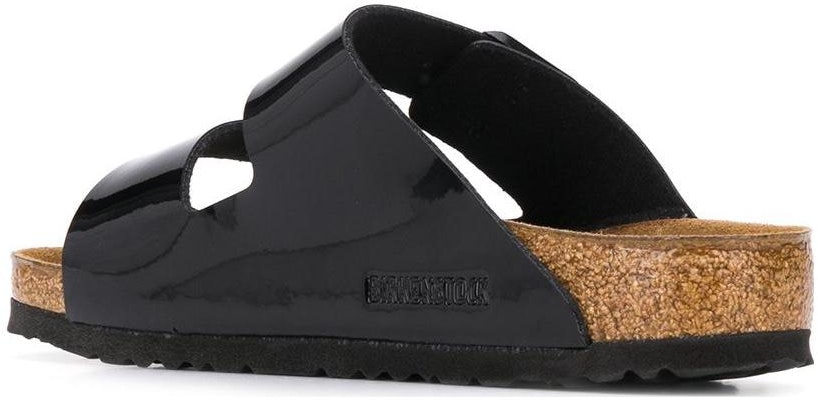 (Women) Birkenstock Arizona Birko-Flor Patent Black 1005291 Lookbook (Women) Birkenstock Arizona Birko-Flor Patent Black 1005291
