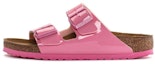 Buy (W) Birkenstock Arizona Birko-Flor Patent Merah Jambu Gula-gula. 1024041/1024104