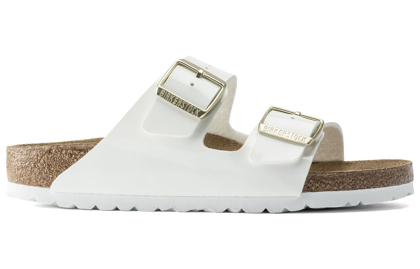 Order (W) Birkenstock Arizona Birko-Flor Charol Blanco 1005293