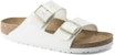 (W) Birkenstock Arizona Birko-Flor Patent Putih 1005293