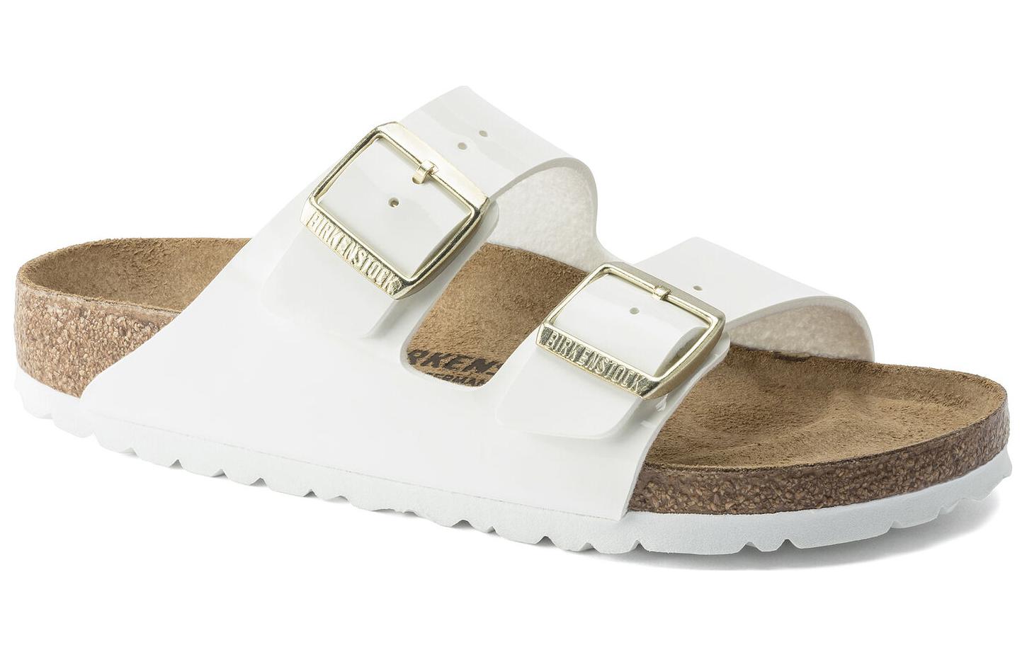 Lookbook (W) Birkenstock Arizona Birko-Flor Charol Blanco 1005293