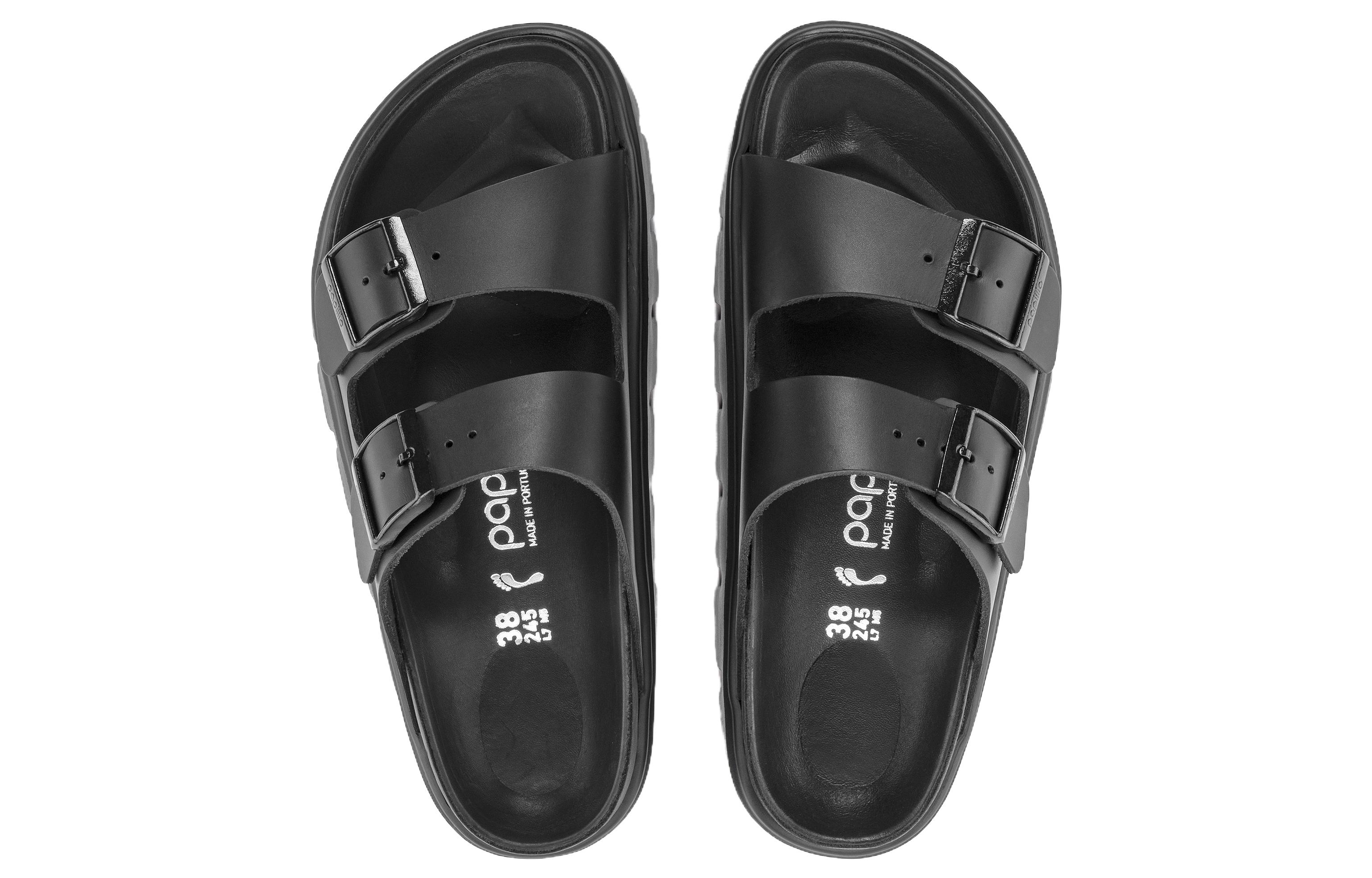 Birkenstock Arizona Chunky Leather 'Black' 圖 5