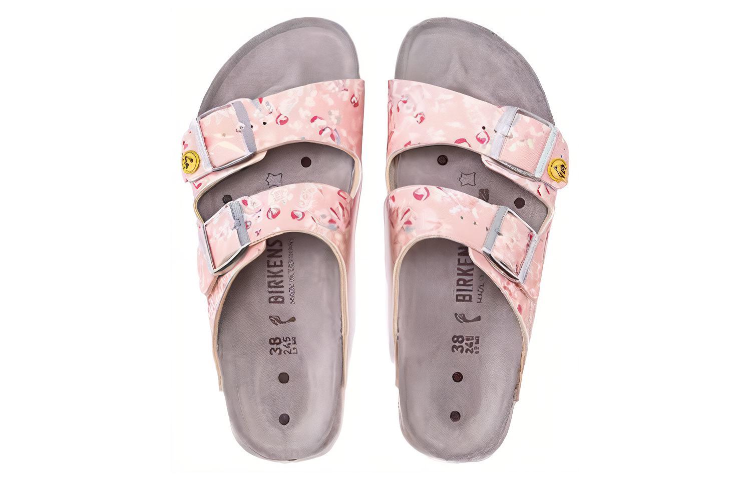 (W) Birkenstock Arizona ESD Birko-Flor Narrow Field 'Flower Field Rose' 圖 4