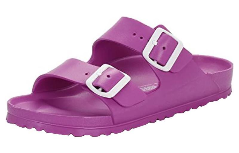 Order (Women) Birkenstock Arizona EVA Narrow 'Purple Comfort' 129483