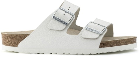 (Women) Birkenstock Arizona Leather White 51131 (Women) Birkenstock Arizona Leather White 51131