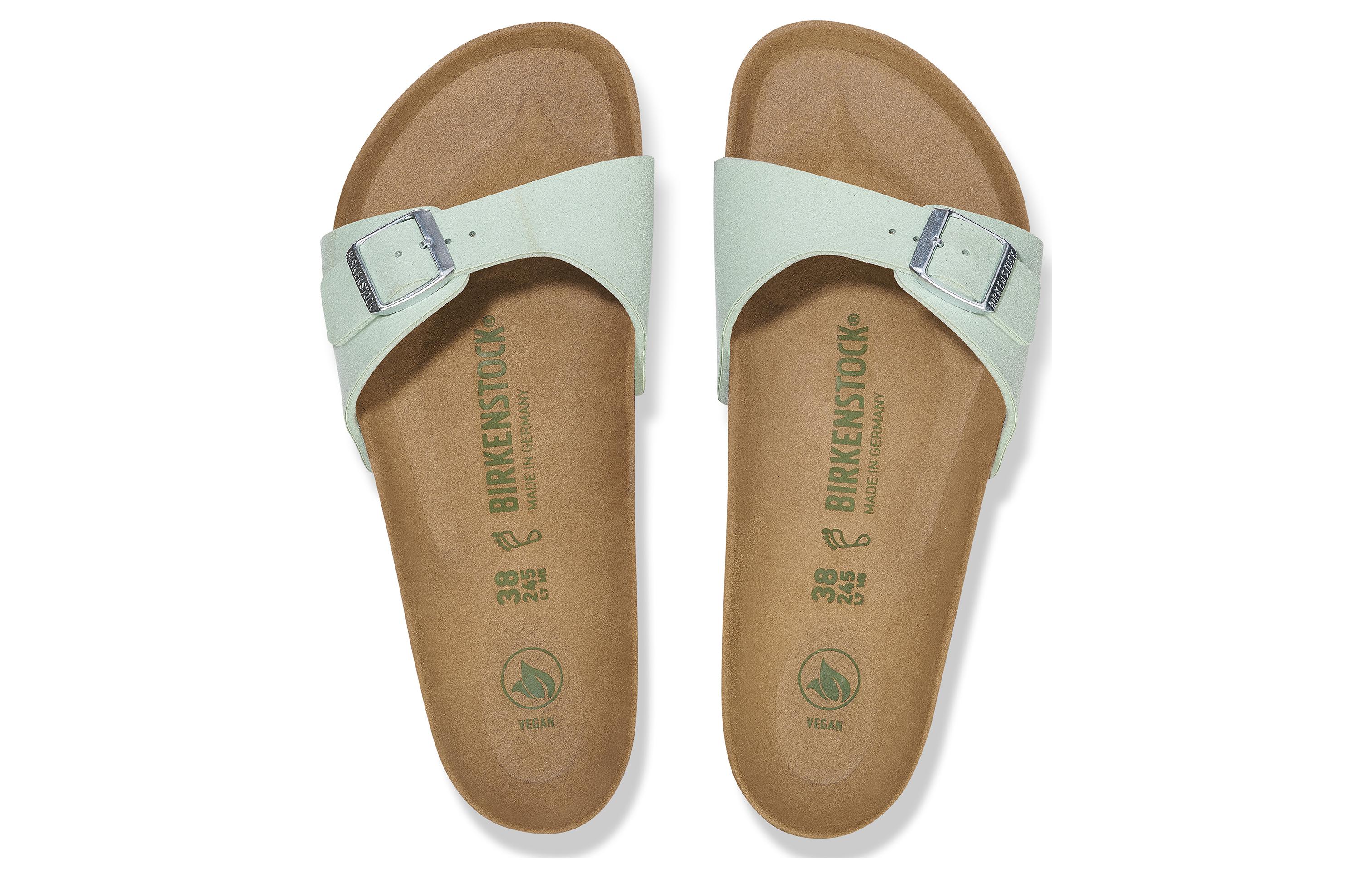 Shop (W) Birkenstock Arizona Estrecho 'Verde Matcha' 1024121