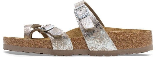 (Women) Birkenstock Arizona Narrow 'Metallic Silver' 1026967 (Women) Birkenstock Arizona Narrow 'Metallic Silver' 1026967