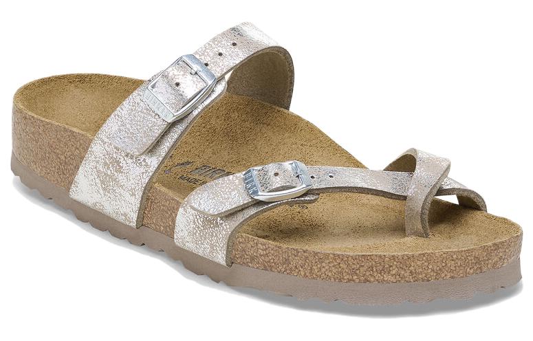 (W) Birkenstock Arizona Narrow 'Metallic Silver' 圖 2