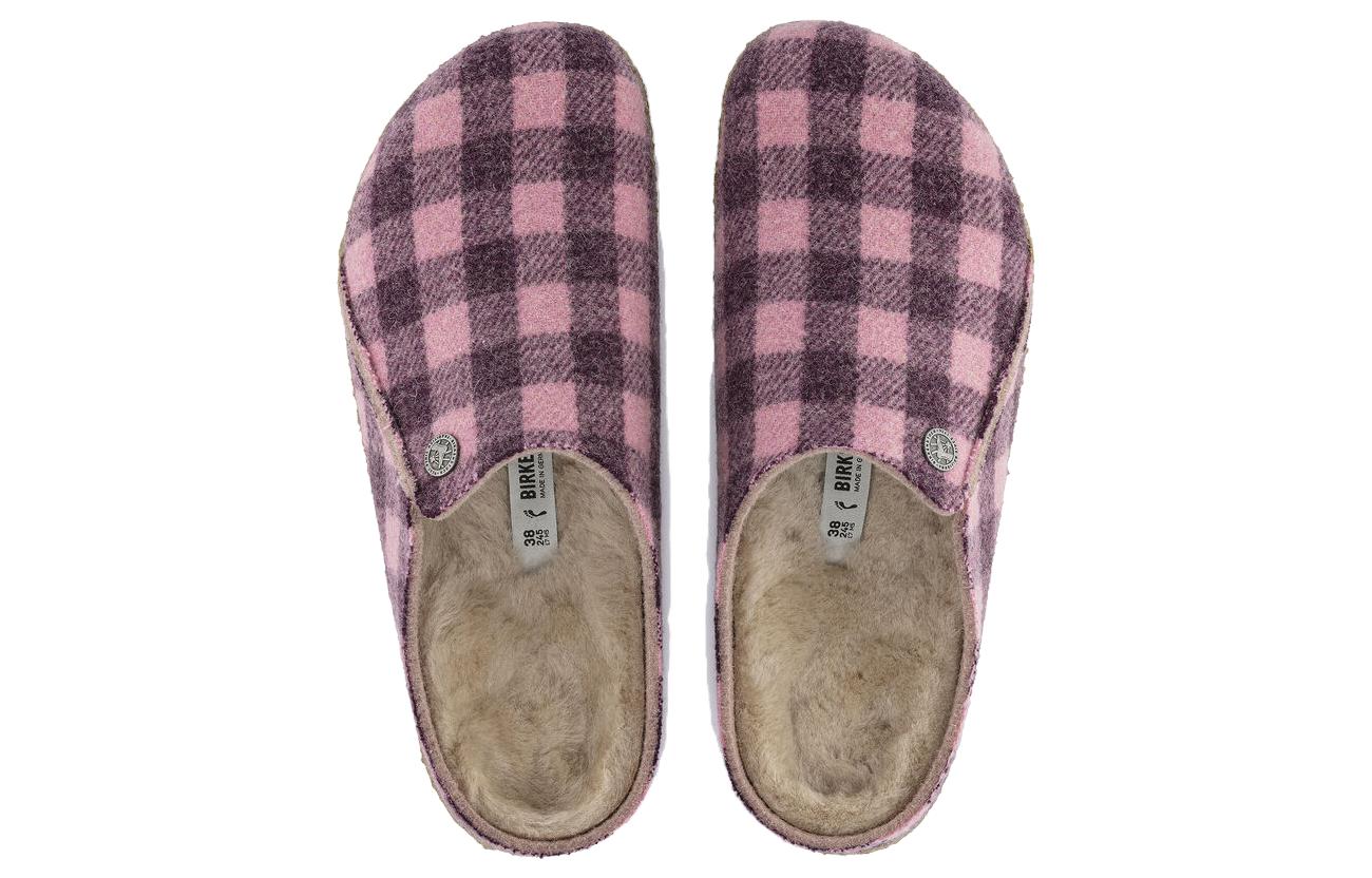 (W) Birkenstock Arizona Narrow 'Pink and Black Cozy' 圖 4