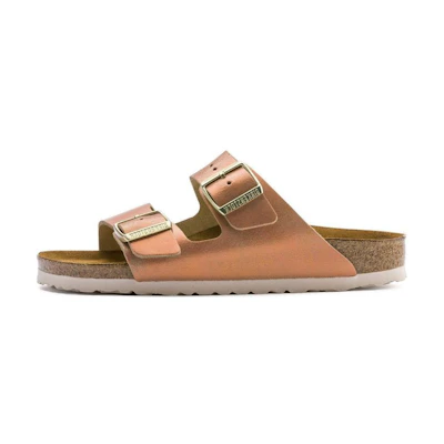 (W) Birkenstock Arizona NL 'Suede CMFT Golden Yellow Narrow'