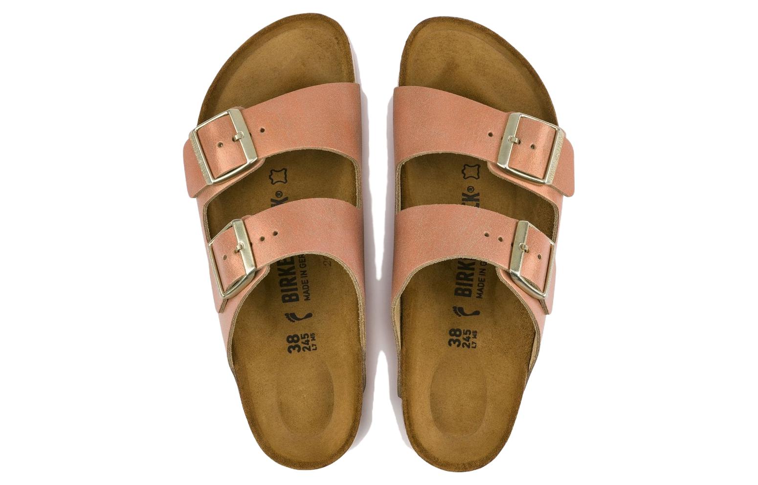 Shop (Women) Birkenstock Arizona NL 'Suede Comfort Golden Yellow Narrow' 1012902