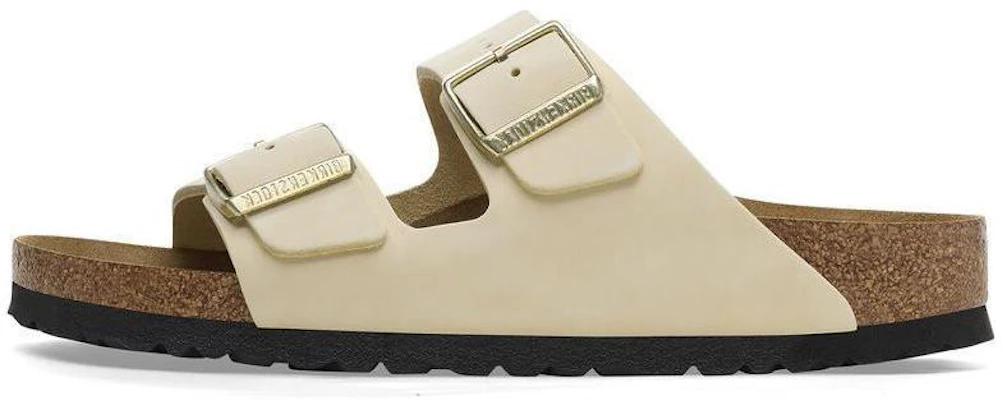 (Women) Birkenstock Arizona Nubuk Leather Sandals 'Ecru' 1026711 Buy (Women) Birkenstock Arizona Nubuk Leather Sandals 'Ecru' 1026711