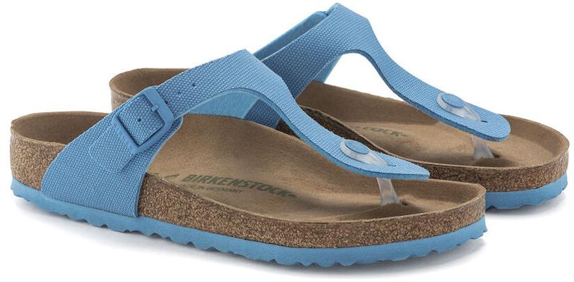 (W) Birkenstock Arizona Regular 'Soft Weave Comfort Biru' 1024410 Lookbook (W) Birkenstock Arizona Regular 'Soft Weave Comfort Biru' 1024410
