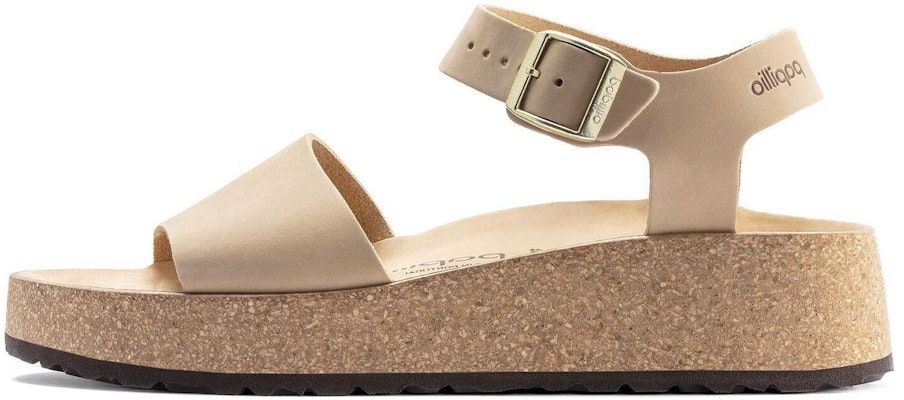 Birkenstock 皮革 時尚百搭 一字帶涼鞋 女款 米色 窄版 Buy Birkenstock 皮革 時尚百搭 一字帶涼鞋 女款 米色 窄版