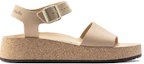 Order Birkenstock 皮革 時尚百搭 一字帶涼鞋 女款 米色 窄版