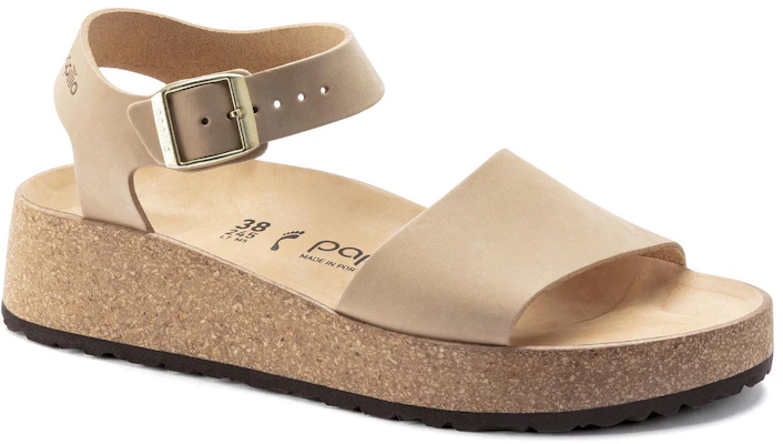 Birkenstock 皮革 時尚百搭 一字帶涼鞋 女款 米色 窄版 Lookbook Birkenstock 皮革 時尚百搭 一字帶涼鞋 女款 米色 窄版