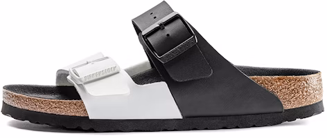 (Women) Birkenstock Arizona Series Black White Version Sandals 1019712 (Women) Birkenstock Arizona Series Black White Version Sandals 1019712