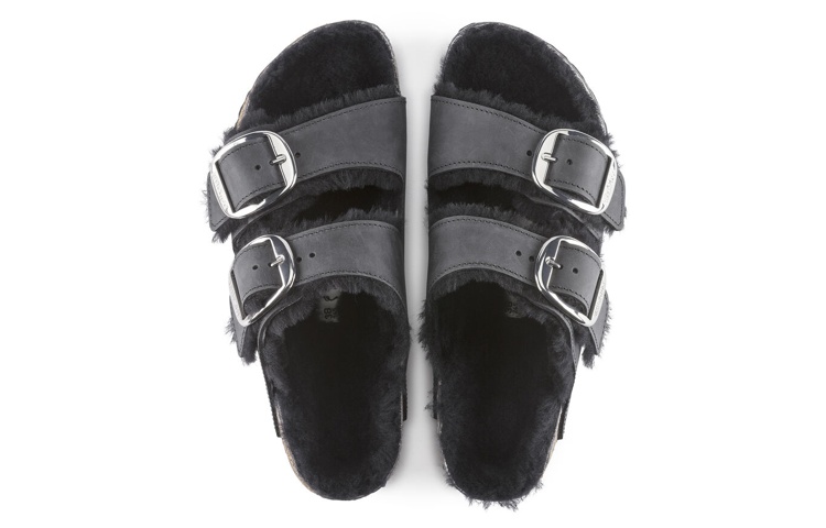 Purchase (W) ビルケンシュトック アリゾナ シアリング ブラック (Birkenstock Arizona Shearling Black) 1020138