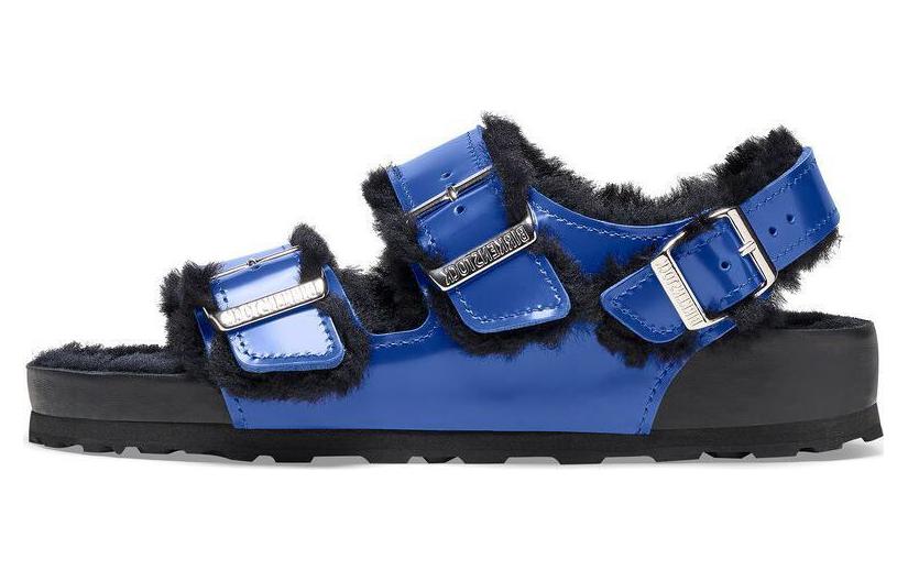(Women) Birkenstock Arizona Shearling 'Blue' 1025343
