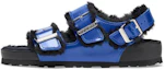 Buy (Women) Birkenstock Arizona Shearling 'Blue' 1025343