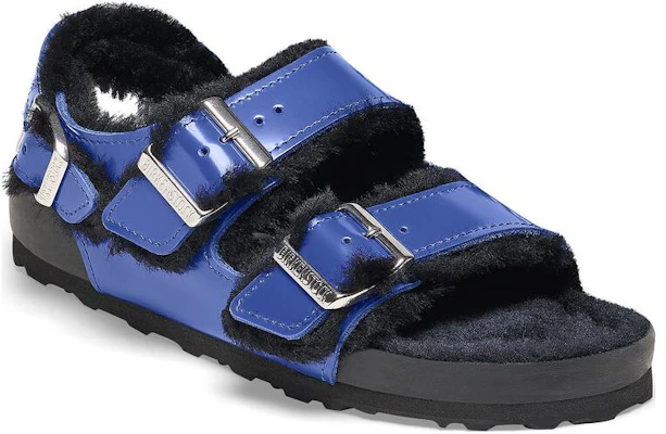 (Women) Birkenstock Arizona Shearling 'Blue' 1025343 Order (Women) Birkenstock Arizona Shearling 'Blue' 1025343