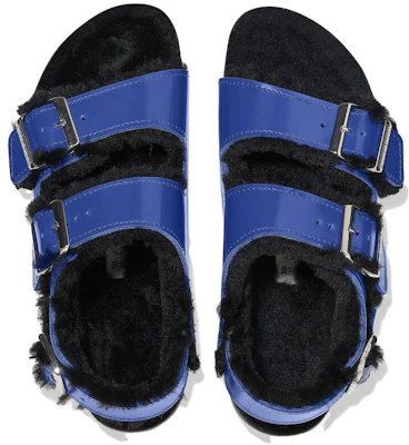 (Women) Birkenstock Arizona Shearling 'Blue' 1025343 Shop (Women) Birkenstock Arizona Shearling 'Blue' 1025343