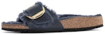 (W) Birkenstock Arizona Bulu 'Biru Tengah Malam' 1023185
