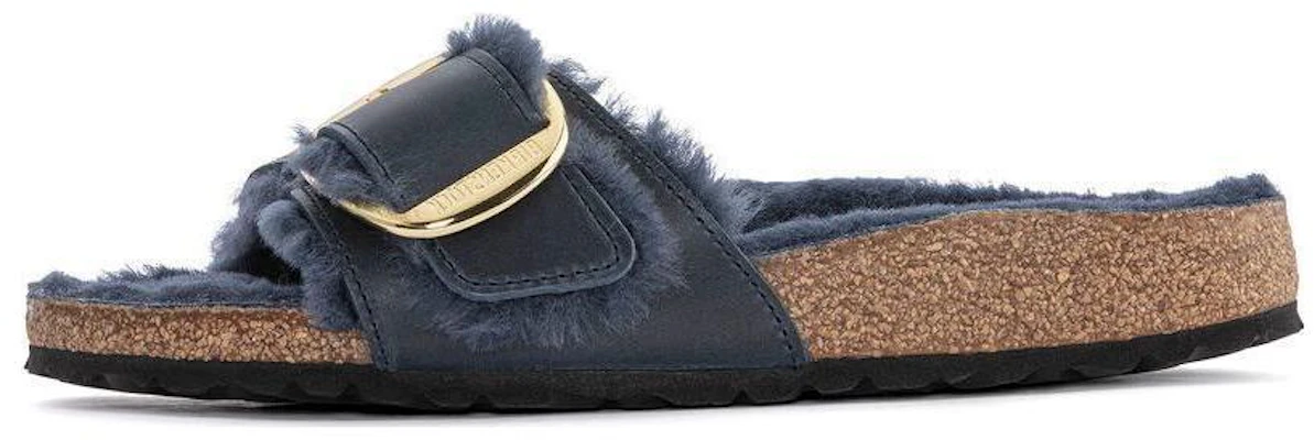 (Women) Birkenstock Arizona Shearling 'Midnight Blue' 1023185 Buy (Women) Birkenstock Arizona Shearling 'Midnight Blue' 1023185