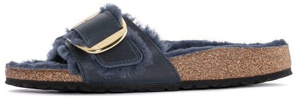(Women) Birkenstock Arizona Shearling 'Midnight Blue' 1023185 (Women) Birkenstock Arizona Shearling 'Midnight Blue' 1023185