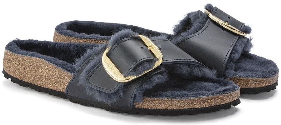 (Women) Birkenstock Arizona Shearling 'Midnight Blue' 1023185 Lookbook (Women) Birkenstock Arizona Shearling 'Midnight Blue' 1023185