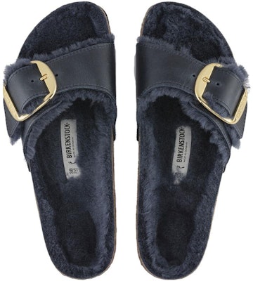 (Women) Birkenstock Arizona Shearling 'Midnight Blue' 1023185 Shop (Women) Birkenstock Arizona Shearling 'Midnight Blue' 1023185
