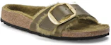 Order (Women) Birkenstock Arizona Shearling 'Olive Narrow' 1023138