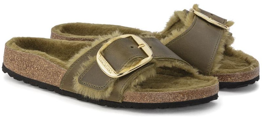 (Women) Birkenstock Arizona Shearling 'Olive Narrow' 1023138 Lookbook (Women) Birkenstock Arizona Shearling 'Olive Narrow' 1023138