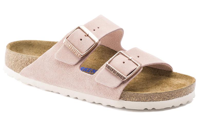 Order (Women) Birkenstock Arizona Shearling 'Pink Brown' 1015892